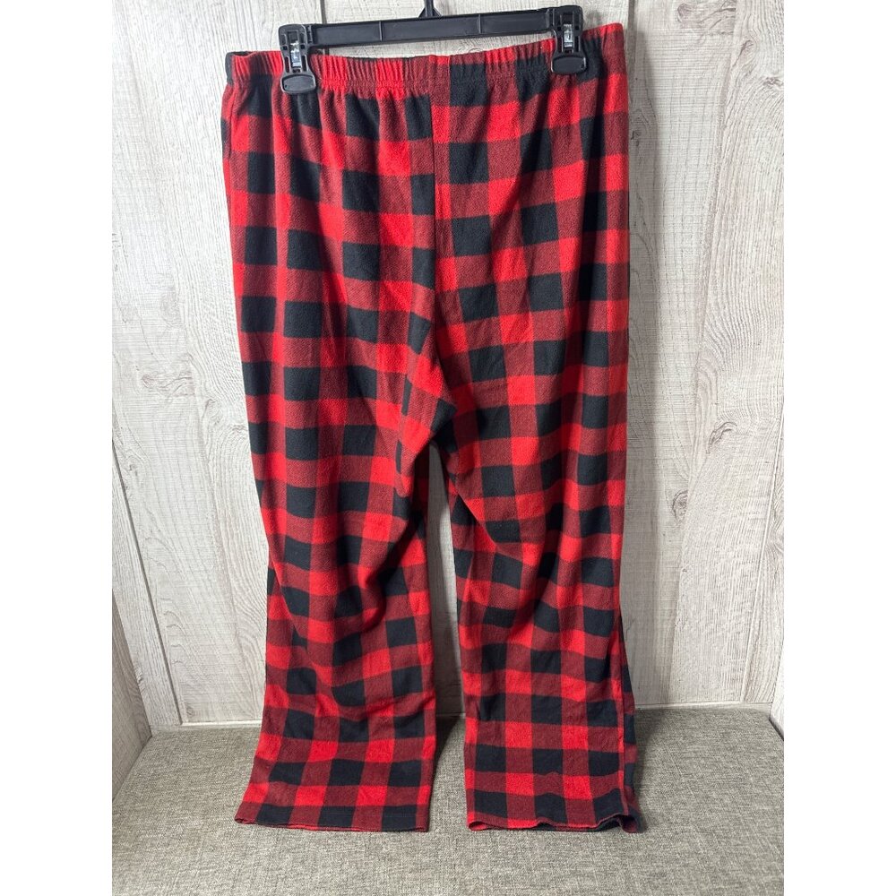 Sonoma Goods For Life Red & Black Buffalo Plaid Pajama Pants Womens Size L - Picture 2 of 7